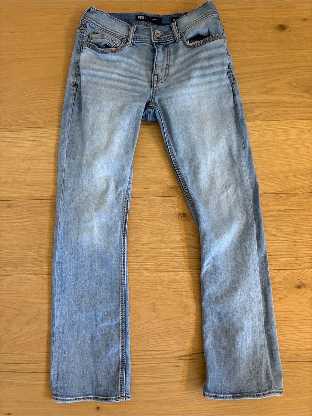 BKE Aiden Men’s Light Wash Straight Jeans 28x30